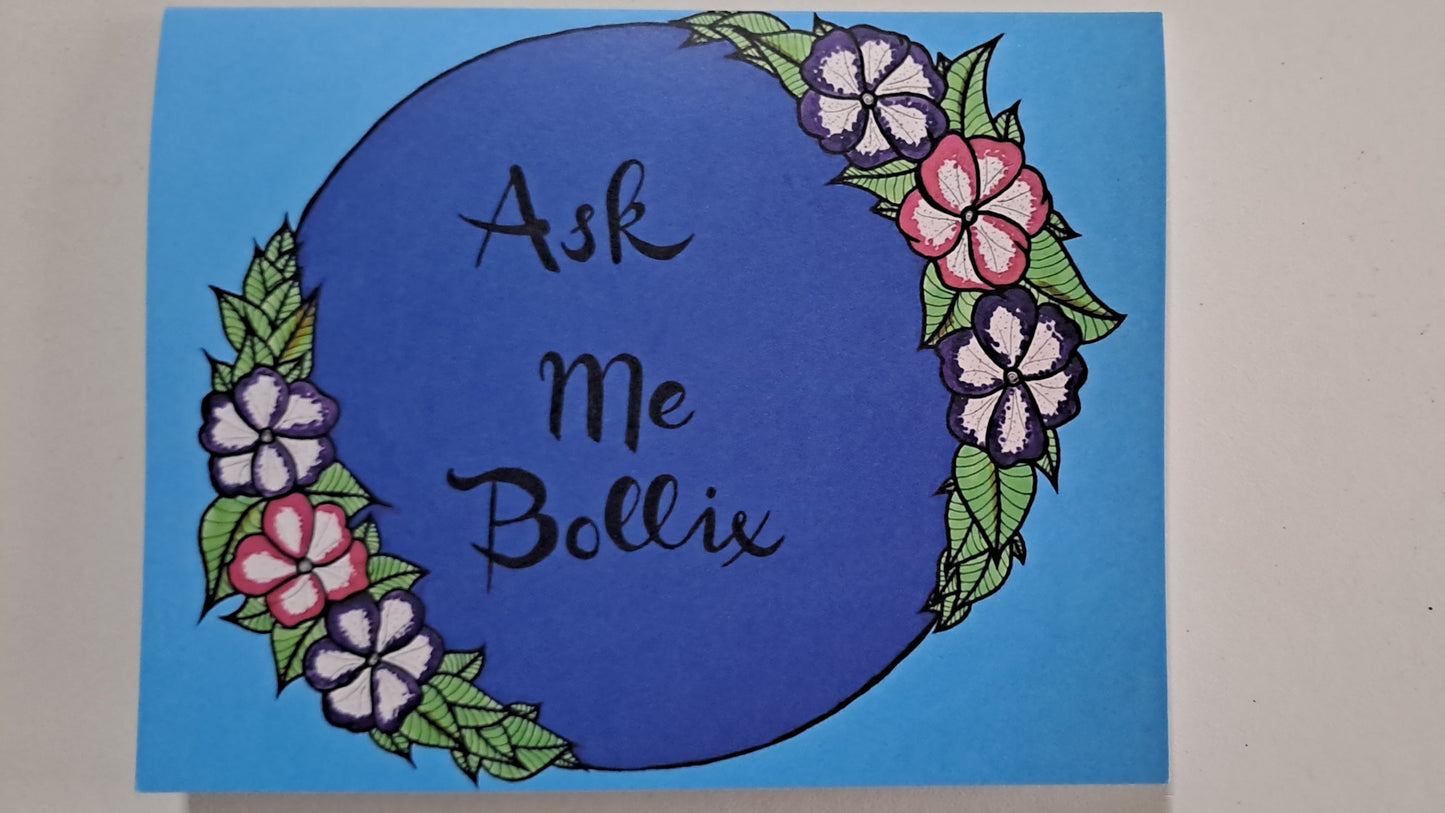 Dublinese Greeting Card - Ask Me Bollix (Pack of 3 for €7)